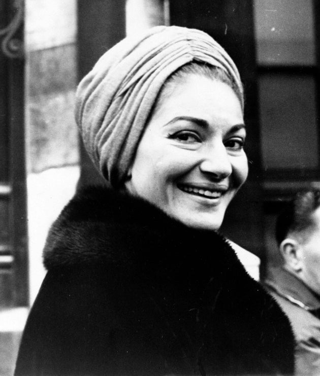 Η Μαρία Κάλλας στο Λονδίνο το 1967.