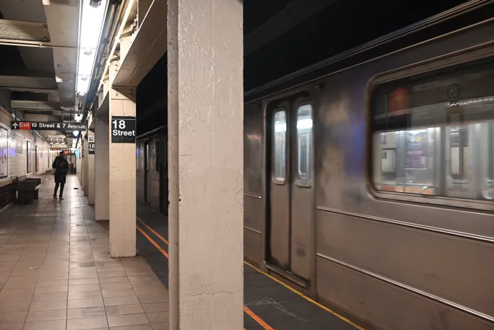 Man shoved on subway