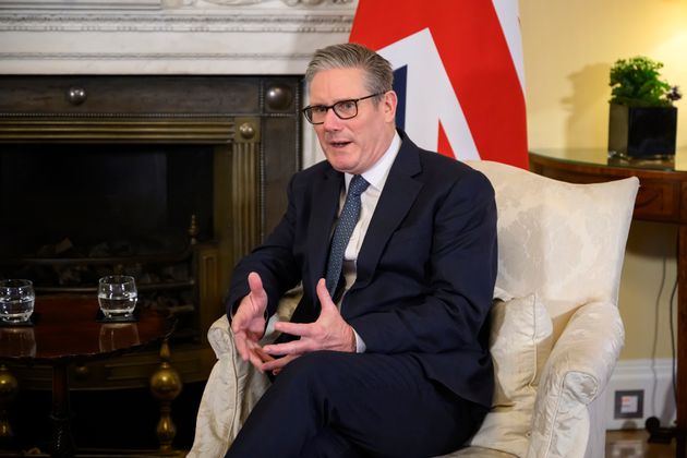 Keir Starmer in 10 Downing Street last month.