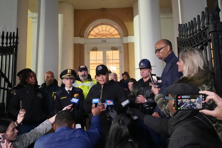 New Orleans Mayor LaToya Cantrell makes a statement after a man drove a vehicle into a crowd at the city's Canal and Bourbon streets.