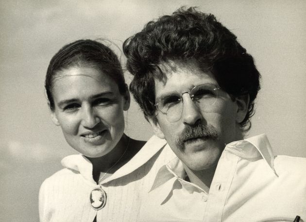 The author, right, is pictured at his wedding to Pat in 1979.