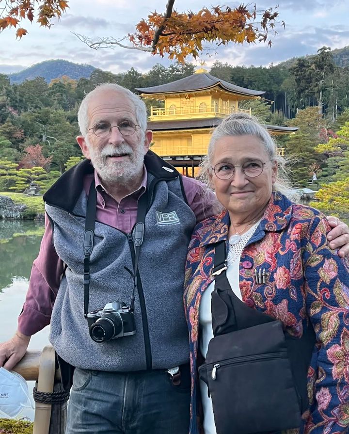 The author and Pat are seen on a recent trip to Japan.