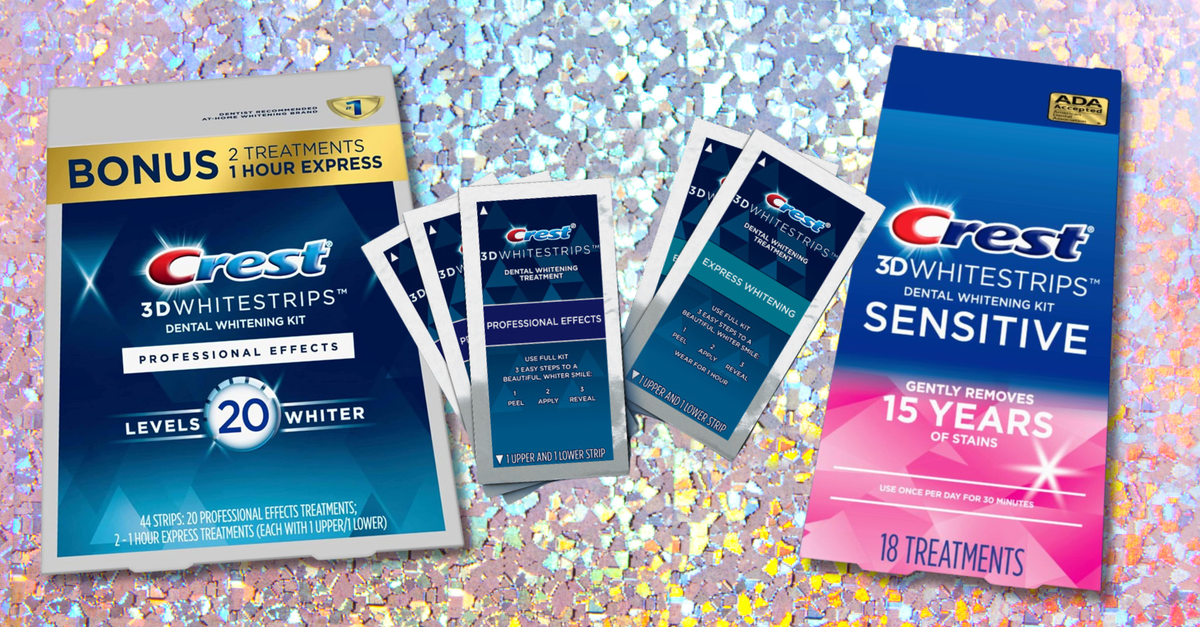 Get Whiter Teeth With 35% Off Crest Whitestrips