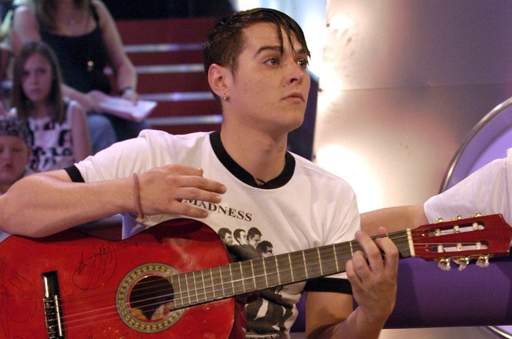 Matt Willis at the height of Busted's fame in 2004