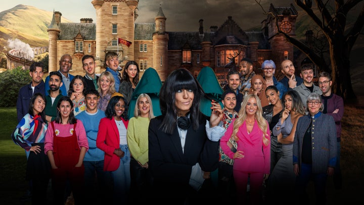 Claudia Winkleman and the cast of The Traitors 2025