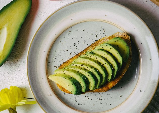 Considering swapping your butter for a simple swipe of avocado on your toast.