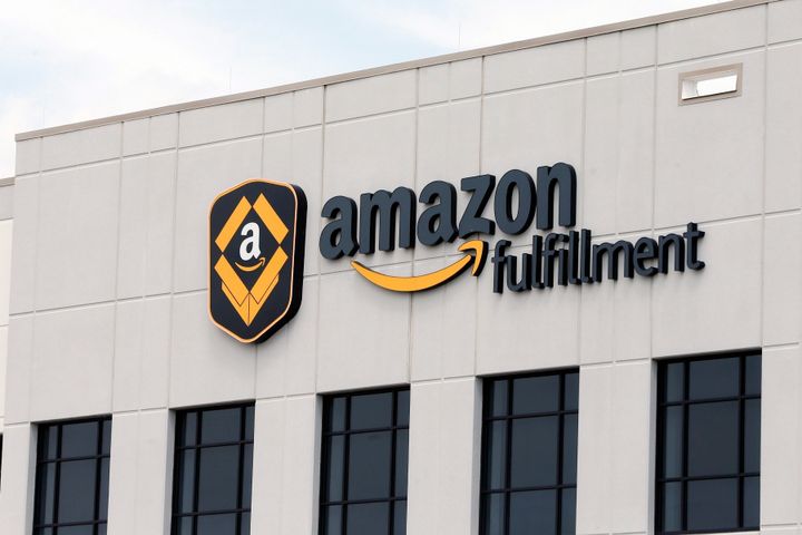 An Amazon Fulfillment warehouse in Shakopee, Minnesota, is pictured. The company said it has approved an Alabama woman's time off request after initially denying her leave to recover from the New Orleans attack. The company blamed a filing error.