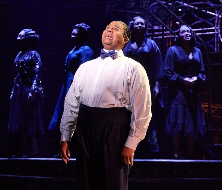 James Monroe Iglehart stars as Louis Armstrong in "A Wonderful World," now playing in New York. 