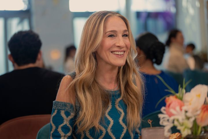 Sarah Jessica Parker from "And Just Like That..." Season 2 on Max.