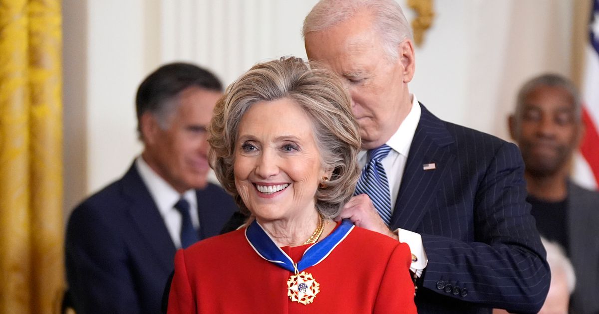 Hillary Clinton, Denzel Washington Among Biden's Last Medal Of Freedom Recipients