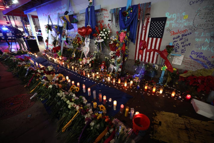 Scenes from a vigil held on Jan. 4, 2025, for the 14 people who were killed after a man rammed his pickup truck into the Bourbon Street crowd on New Year's Day, in New Orleans, Louisiana. Police killed the man, a former military member from Houston, after he got out of the car and opened fire on law enforcement.