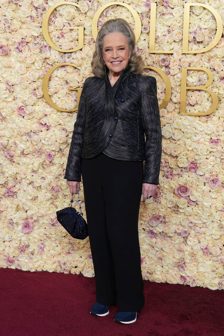 Kathy Bates at the 2025 Golden Globes