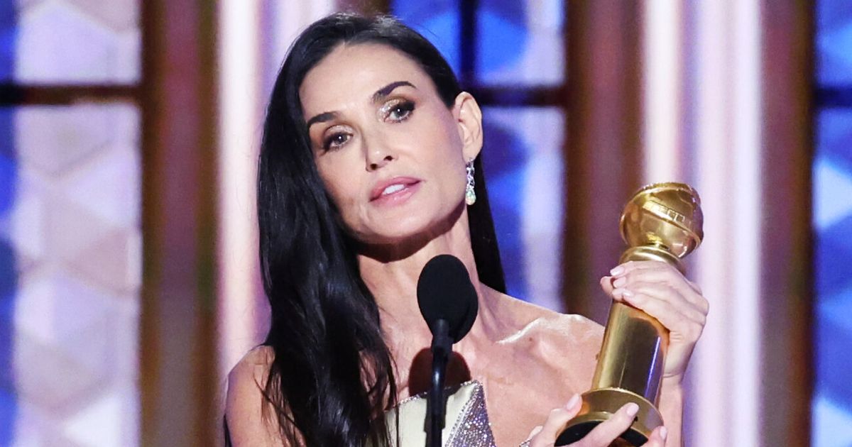 Demi Moore Reminds Critics She's No 'Popcorn Actress' In Moving Golden Globes Speech