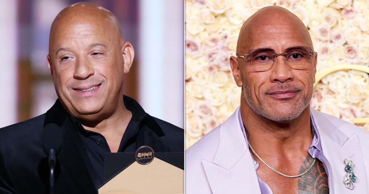 Vin Diesel Singles Out The Rock In Awkward Moment At Golden Globes