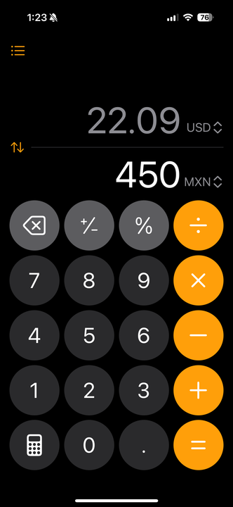 Here's how I quickly assessed how much gifts and meals would cost while on vacation.