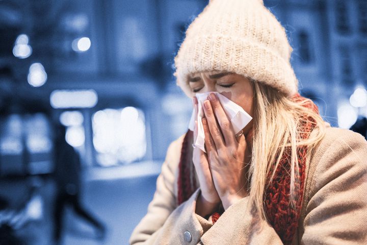 A new report says certain population, weather and health factors make it more likely that you'll catch a cold.