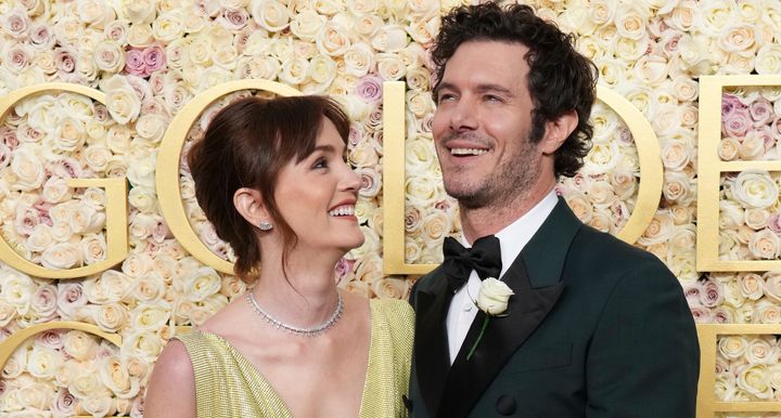 Leighton Meester and Adam Brody at this year's Golden Globes