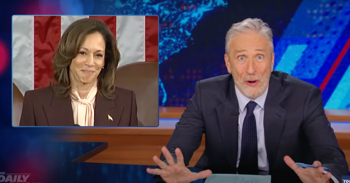 NextImg:Jon Stewart Mouths 2 Words About Kamala Harris For Certifying 'Little Bitch' Trump's Win
