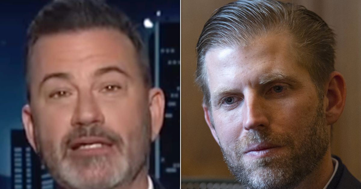 Jimmy Kimmel Viciously Burns Eric Trump Over His Dad's 'Heartfelt' Birthday Post