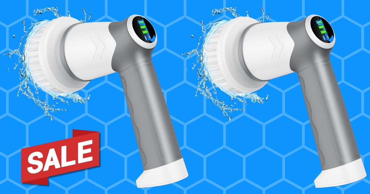 This Handheld Spin Brush Is A 'Game Changer In Cleaning' — And It's Over Half Off Today