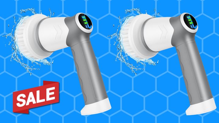 This handy electric spin brush can cut your cleaning time in half. It's on sale now on Amazon.