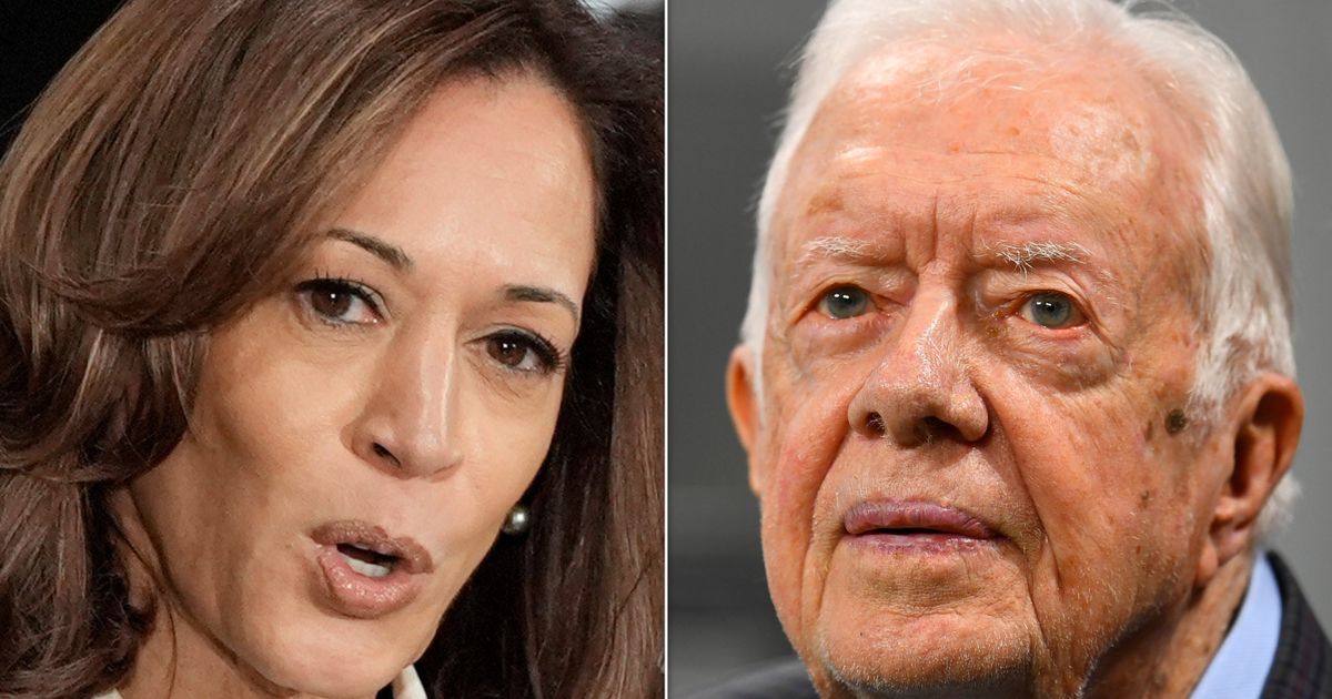 Kamala Harris Delivers Moving Eulogy For Jimmy Carter, Whose Dying Wish Was To Vote For Her