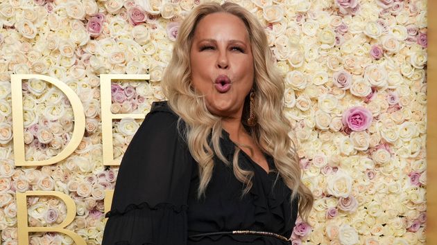 Jennifer Coolidge at the Golden Globes over the weekend