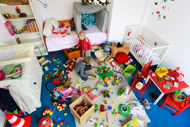 When children make a mess, they really make a mess.