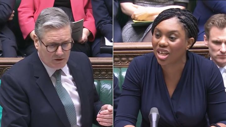 Keir Starmer and Kemi Badenoch clashed on PMQs on Wednesday