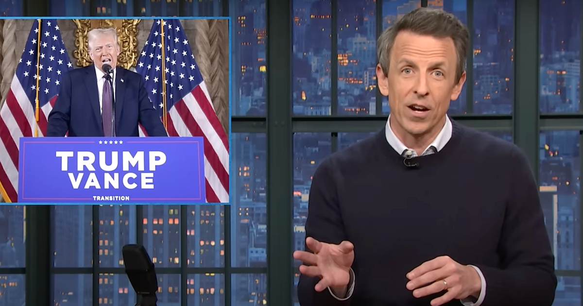 NextImg:Seth Meyers Says He Had To ‘Shred’ His Script Thanks To ‘Insane’ Trump Presser