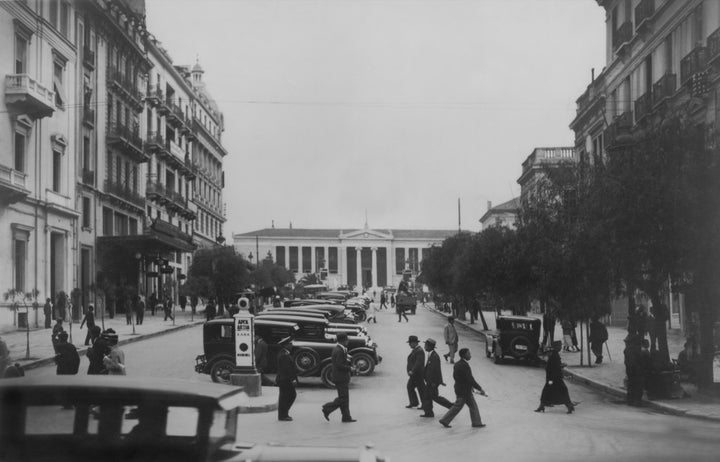 H Αθήνα κατά τη δεκαετία του 1930.