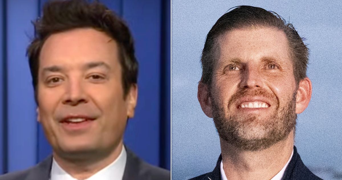 Jimmy Fallon Suggests What Eric Trump Was Up To While Don Jr. Was In Greenland