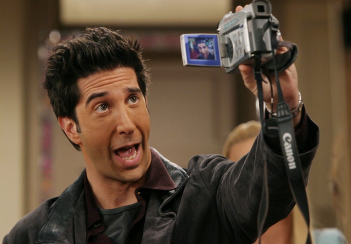 David Schwimmer said that, despite strangers yelling things at him, he's "grateful" for "Friends."