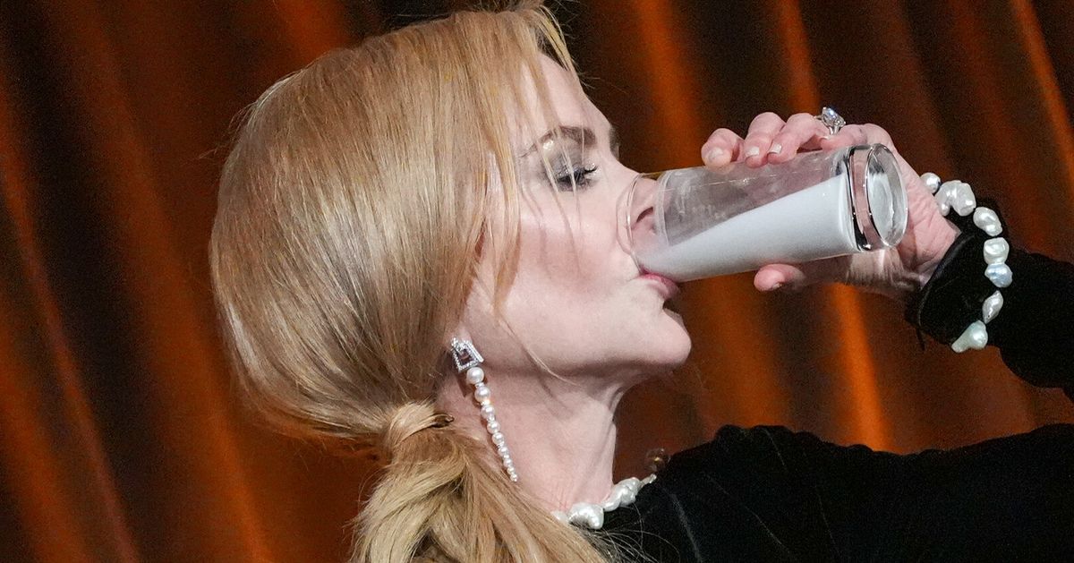 Nicole Kidman Gulps Glass Of Milk In Nod To 'Babygirl' Scene