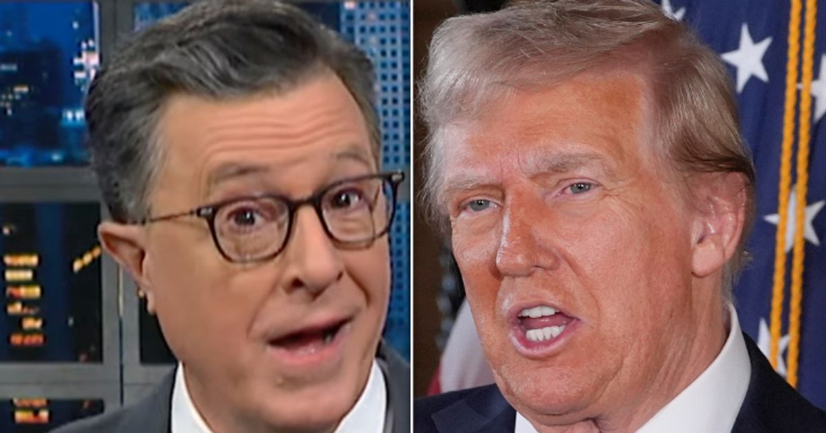 Stephen Colbert Spots How Trump Cranked 'Up The Crazy' With An 'Unexpected New Theory'