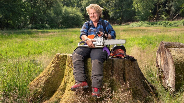 Sandi Toksvig in a promo photo for her new Channel 4 series