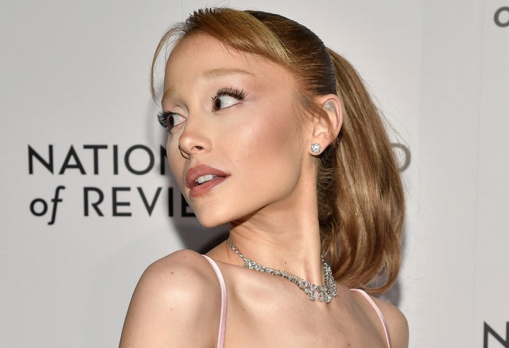 Ariana Grande attends the National Board of Review Awards gala at Cipriani 42nd Street on Tuesday, Jan. 7, 2025, in New York. (Photo by Evan Agostini/Invision/AP)