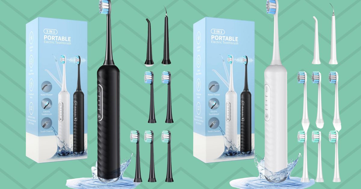 This Electric Toothbrush Has A Built In Water Flosser — And It’s At The Lowest Price Ever