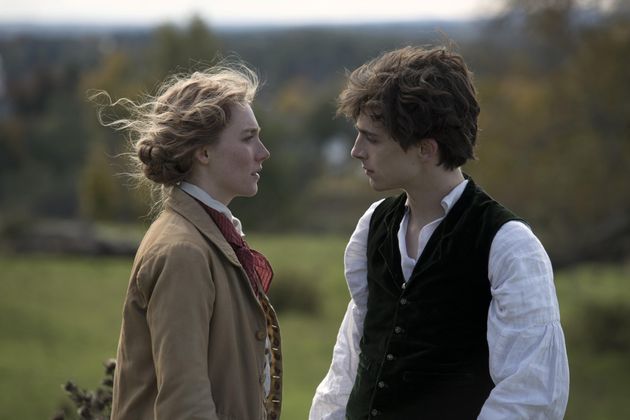 Saoirse Ronan and Timothée Chalamet in Little Women