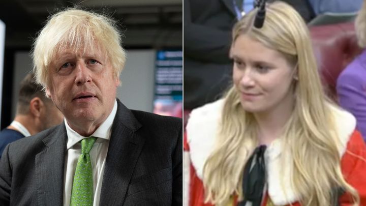 Boris Johnson and former aide Charlotte Owen