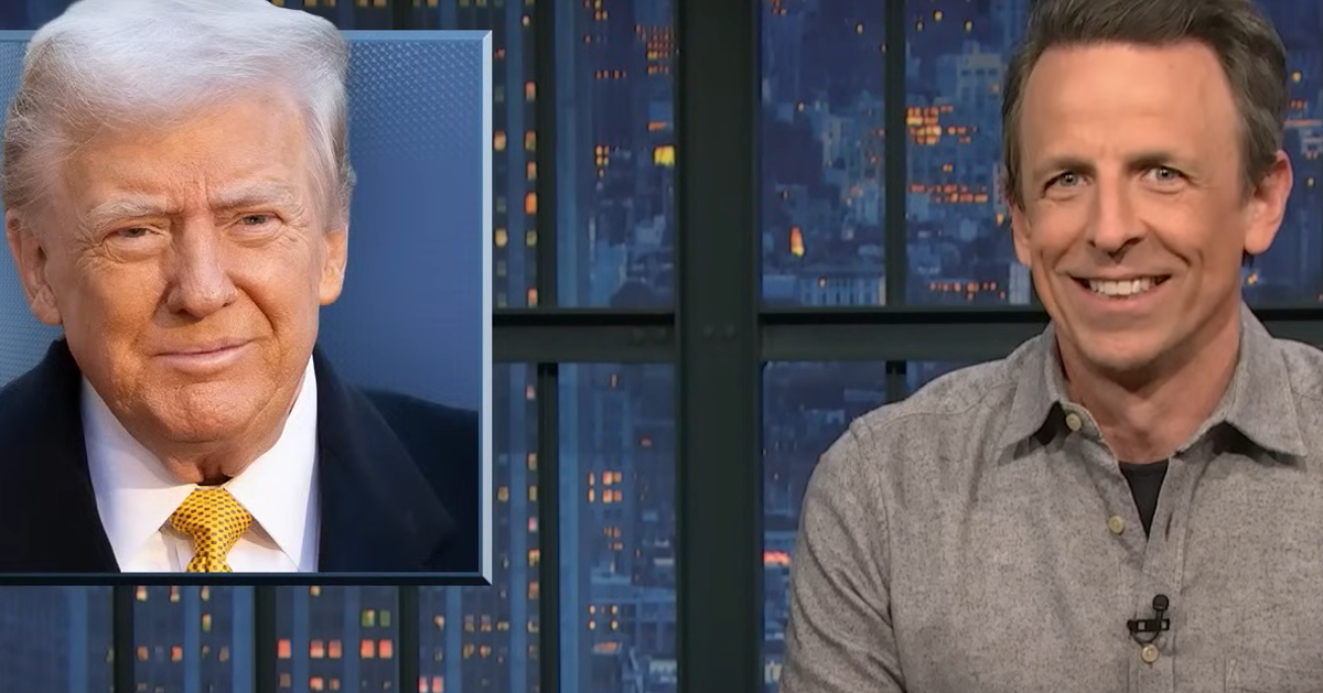 NextImg:Trump Chief Of Staff's Vow Has Seth Meyers Saying, 'Uh, Good Luck!'