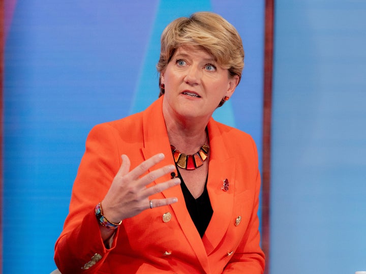 Clare Balding in the Loose Women studio last year