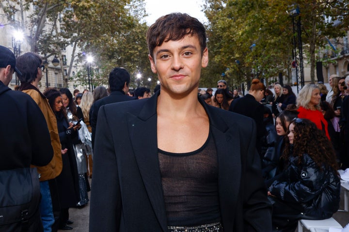 Tom Daley at Paris Fashion Week in September 2024