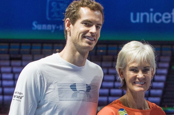 Andy Murray and his mum Judy pictured in 2017