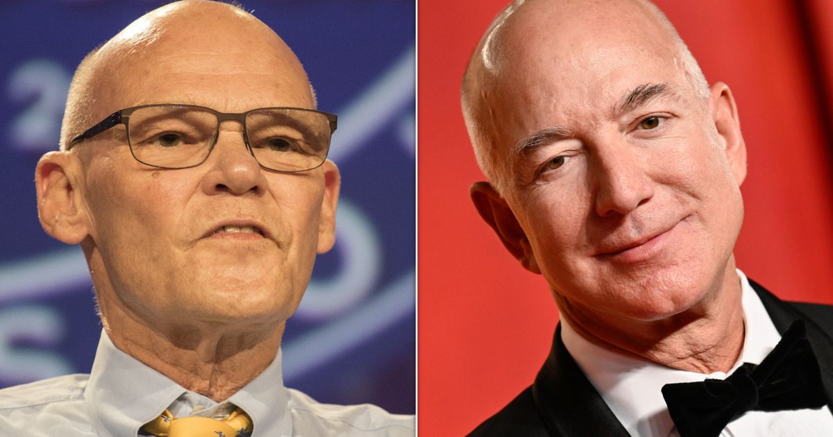 James Carville Shares Suspicions About Jeff Bezos And $40 Million Melania Trump Film