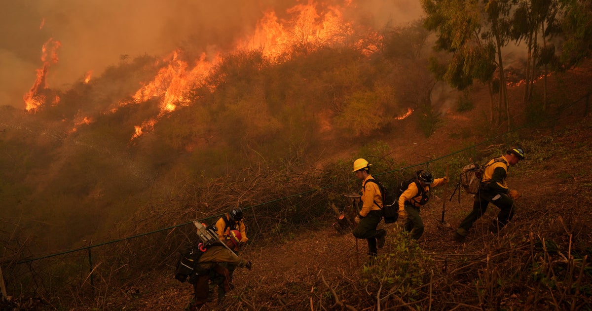 NextImg:Firefighters Race To Contain Los Angeles Wildfires With Menacing Winds Forecast To Return