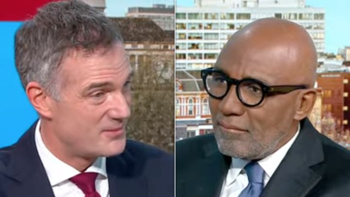 Science secretary Peter Kyle and presenter Trevor Phillips