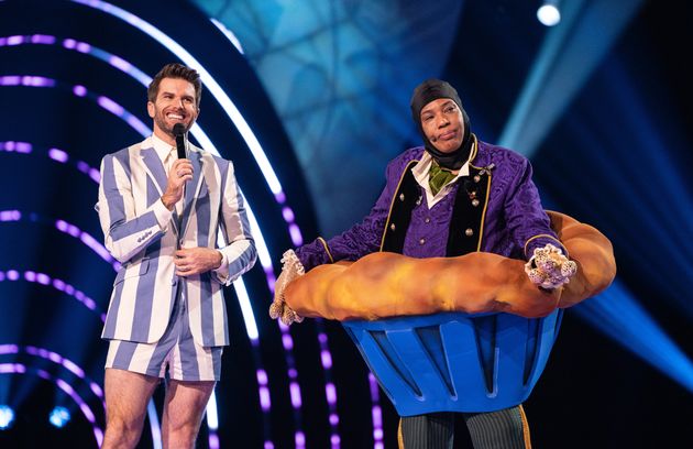 Joel Dommett and Macy Gray on The Masked Singer UK