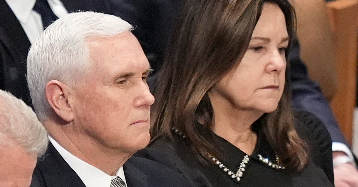 Mike Pence Deflects Question About Wife Karen Pence's Viral Donald Trump Snub