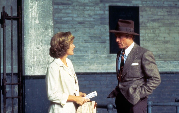 Glenn Close and Robert Redford in the film The Natural